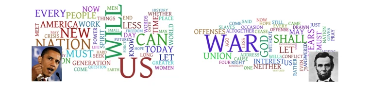 Texts as word distributions